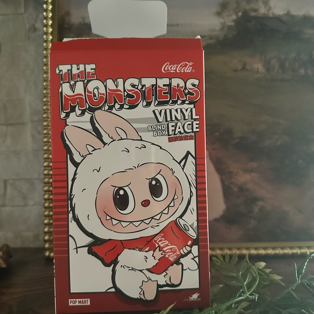 Coca Cola Red and White Vinyl Face Box